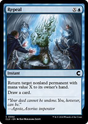 Repeal card from Ravnica: Clue Edition