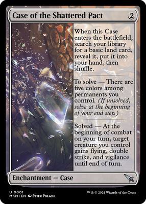 Case of the Shattered Pact card from Murders at Karlov Manor
