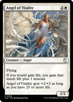Angel of Vitality card from Ravnica: Clue Edition