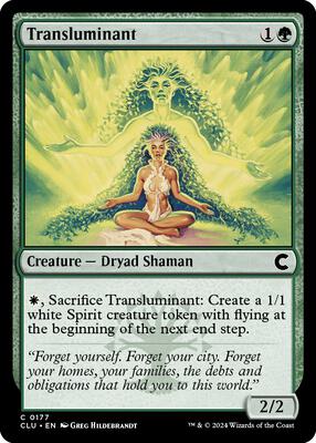 Transluminant card from Ravnica: Clue Edition