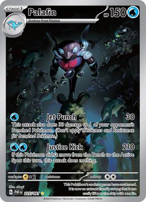 Palafin - 225/091 card from SV: Paldean Fates