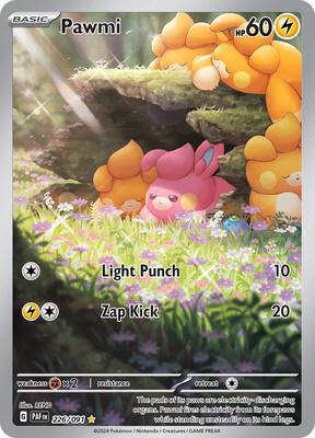 Pawmi - 226/091 card from SV: Paldean Fates