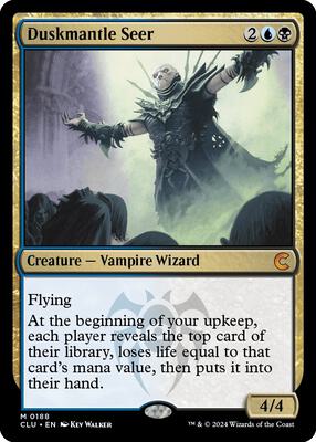 Duskmantle Seer card from Ravnica: Clue Edition