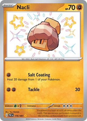 Nacli - 176/091 card from SV: Paldean Fates