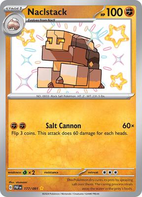 Naclstack card from SV: Paldean Fates