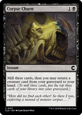 Corpse Churn card from Ravnica: Clue Edition