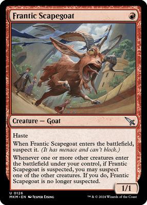 Frantic Scapegoat card from Murders at Karlov Manor