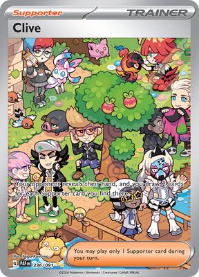 Clive - 236/091 card from SV: Paldean Fates