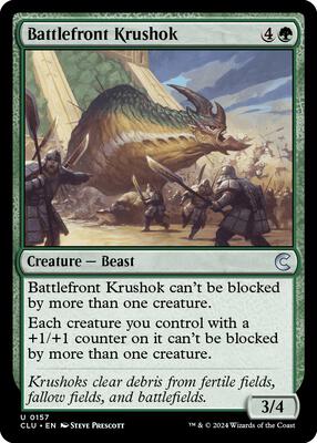Battlefront Krushok card from Ravnica: Clue Edition