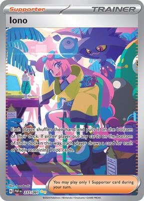 Iono - 237/091 card from SV: Paldean Fates