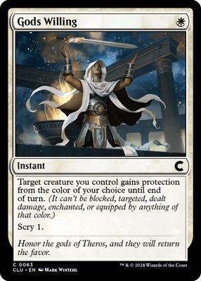 Gods Willing card from Ravnica: Clue Edition