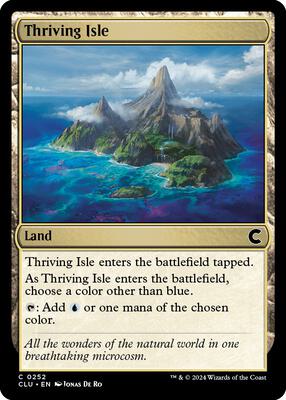 Thriving Isle card from Ravnica: Clue Edition