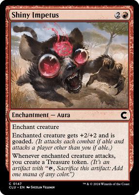Shiny Impetus card from Ravnica: Clue Edition