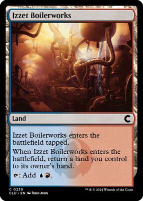 Izzet Boilerworks card from Ravnica: Clue Edition