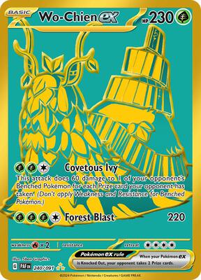 Wo-Chien ex card from SV: Paldean Fates