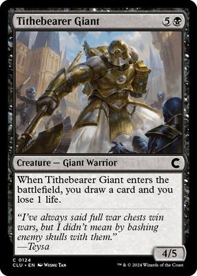 Tithebearer Giant card from Ravnica: Clue Edition