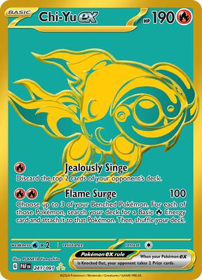Chi-Yu ex card from SV: Paldean Fates