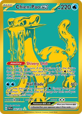 Chien-Pao ex card from SV: Paldean Fates