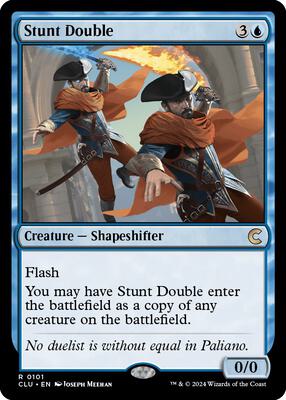 Stunt Double card from Ravnica: Clue Edition