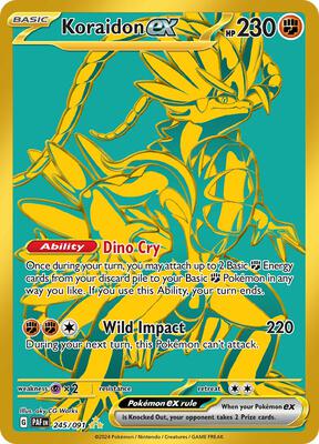 Koraidon ex card from SV: Paldean Fates