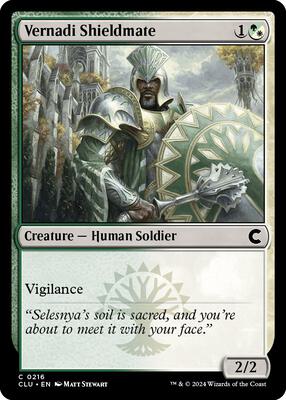 Vernadi Shieldmate card from Ravnica: Clue Edition
