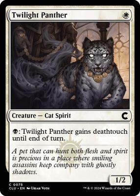 Twilight Panther card from Ravnica: Clue Edition