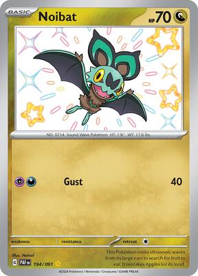 Noibat - 194/091 card from SV: Paldean Fates