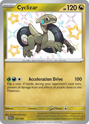 Cyclizar - 195/091 card from SV: Paldean Fates