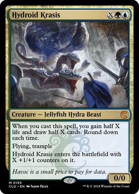 Hydroid Krasis card from Ravnica: Clue Edition
