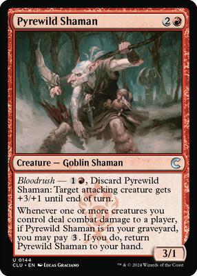 Pyrewild Shaman card from Ravnica: Clue Edition