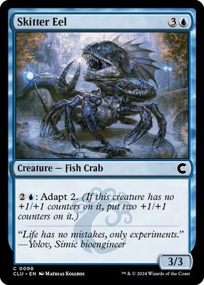 Skitter Eel card from Ravnica: Clue Edition