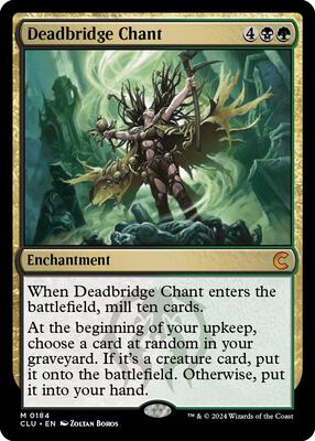 Deadbridge Chant card from Ravnica: Clue Edition