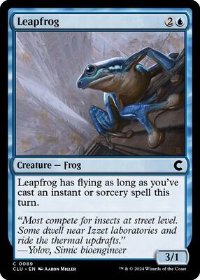 Leapfrog card from Ravnica: Clue Edition