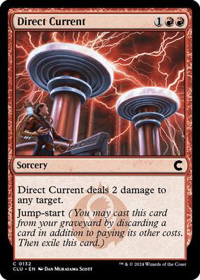 Direct Current card from Ravnica: Clue Edition