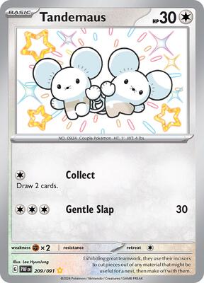 Tandemaus - 209/091 card from SV: Paldean Fates