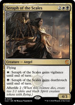 Seraph of the Scales card from Ravnica: Clue Edition