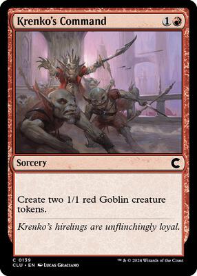 Krenko's Command card from Ravnica: Clue Edition