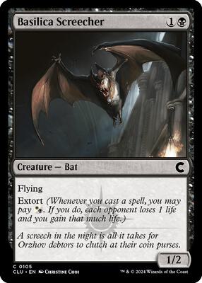 Basilica Screecher card from Ravnica: Clue Edition