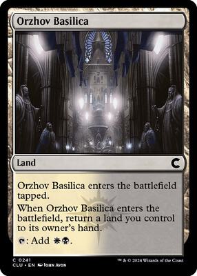 Orzhov Basilica card from Ravnica: Clue Edition