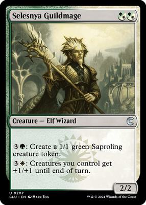 Selesnya Guildmage card from Ravnica: Clue Edition
