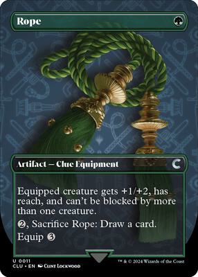 Rope (Borderless) card from Ravnica: Clue Edition