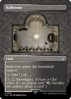 Ballroom (Borderless) card from Ravnica: Clue Edition