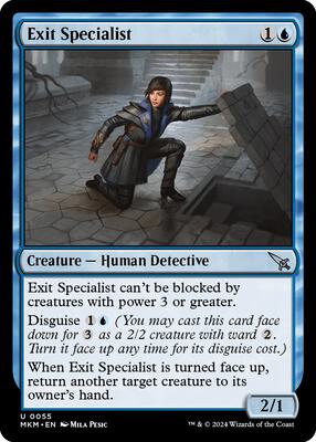 Exit Specialist card from Murders at Karlov Manor