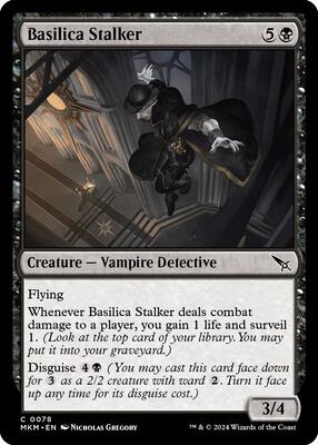 Basilica Stalker card from Murders at Karlov Manor