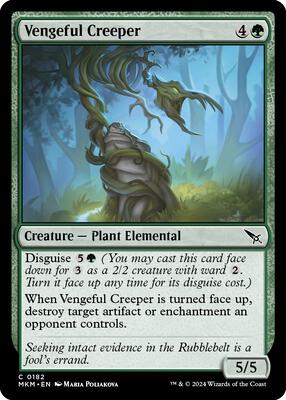 Vengeful Creeper card from Murders at Karlov Manor
