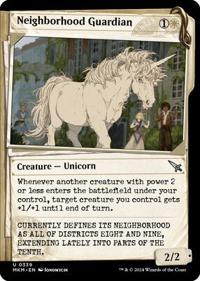 Neighborhood Guardian (Showcase) card from Murders at Karlov Manor