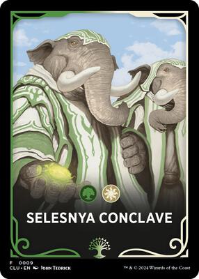 Selesnya Conclave Theme Card card from Ravnica: Clue Edition