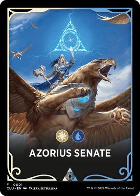 Azorius Senate Theme Card card from Ravnica: Clue Edition