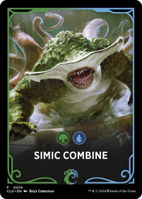 Simic Combine Theme Card card from Ravnica: Clue Edition
