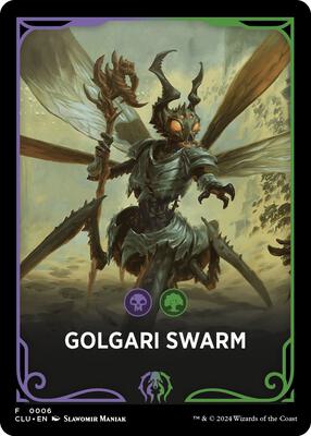 Golgari Swarm Theme Card card from Ravnica: Clue Edition